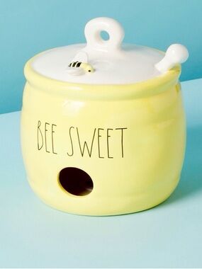Rae Dunn Yellow Honey "BEE SWEET" Ceramic Birdhouse